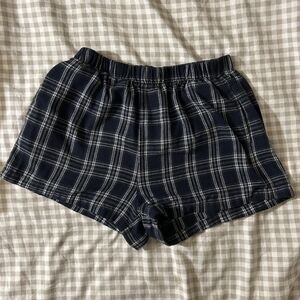 Women's Navy and Blue Shorts